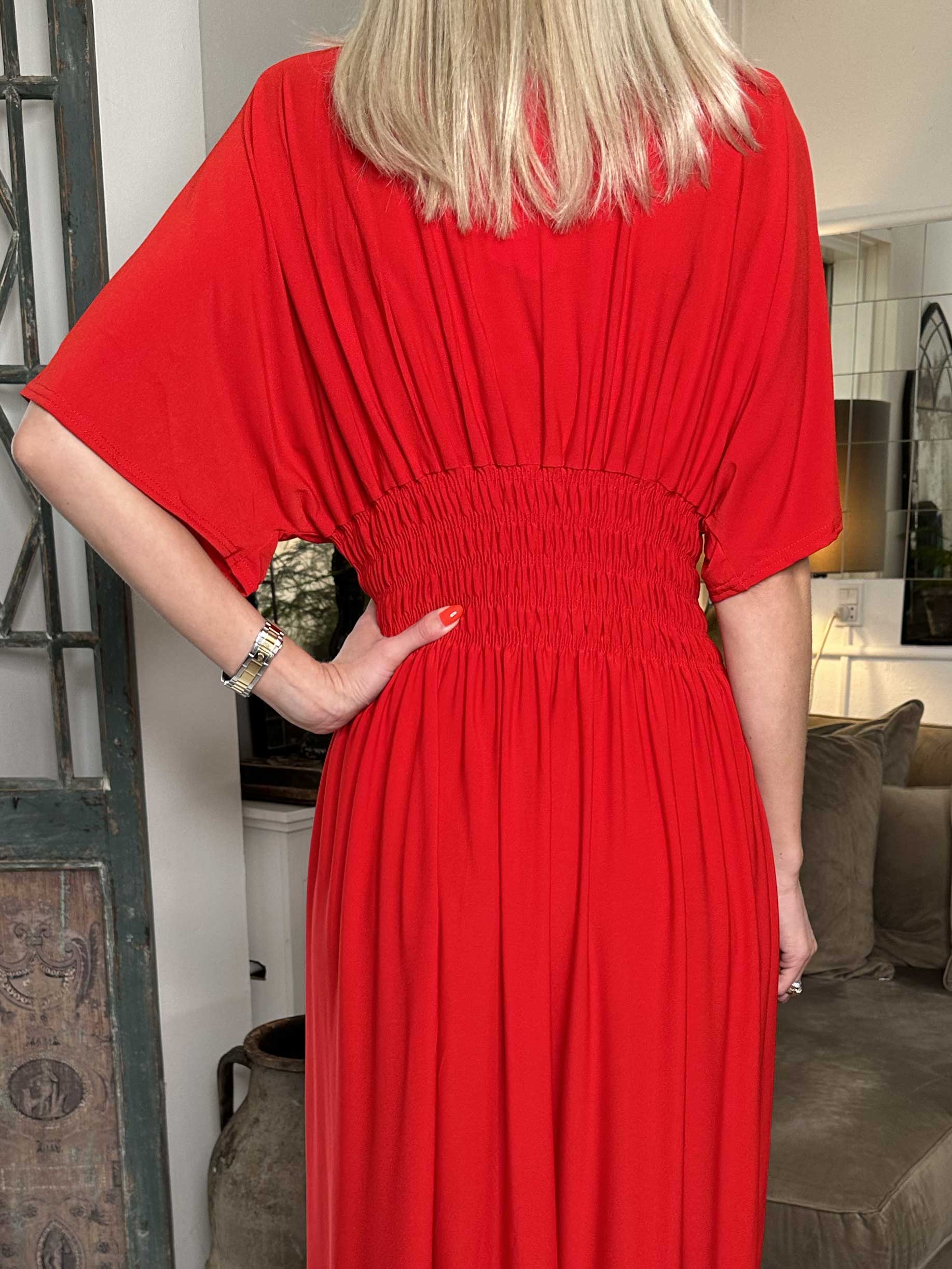 Pams Plain - Elastisk kjole med smock